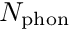 $N_{\mathrm{phon}}$