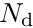 $N_{\mathrm d}$